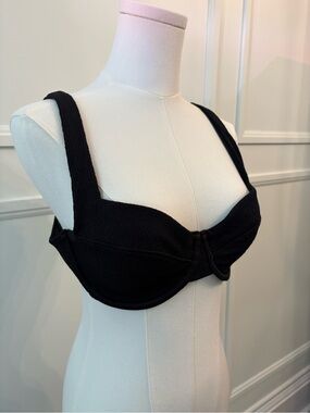 NWT Simons Black Bikini Top